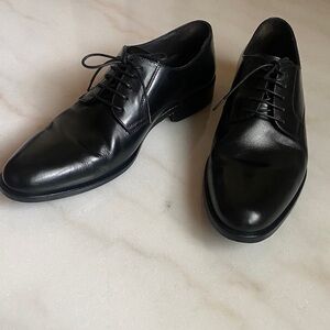 To Boot New York Adam Derrick “Ivins” Black Leather Oxford Shoes – Men’s 10